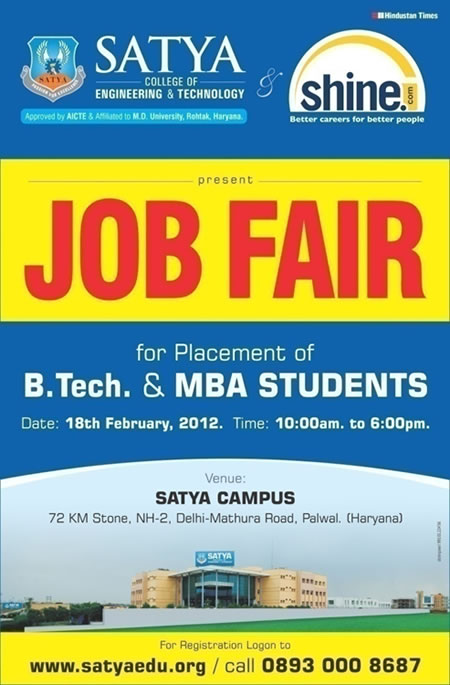 Job Fair in SCET Campus